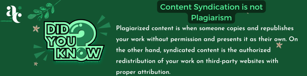 content syndication vs plagiarism